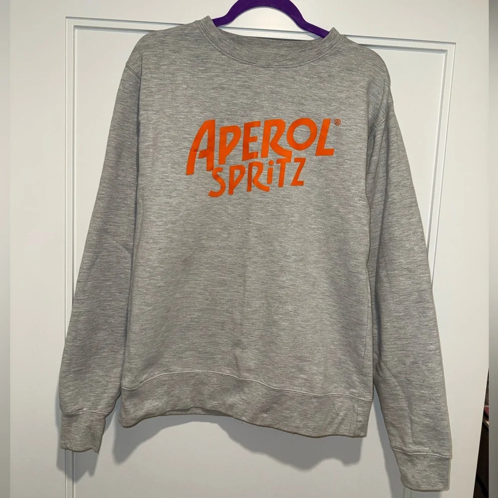 US Open Aperol Spritz Gray Sweatshirt - Picture 3 of 6